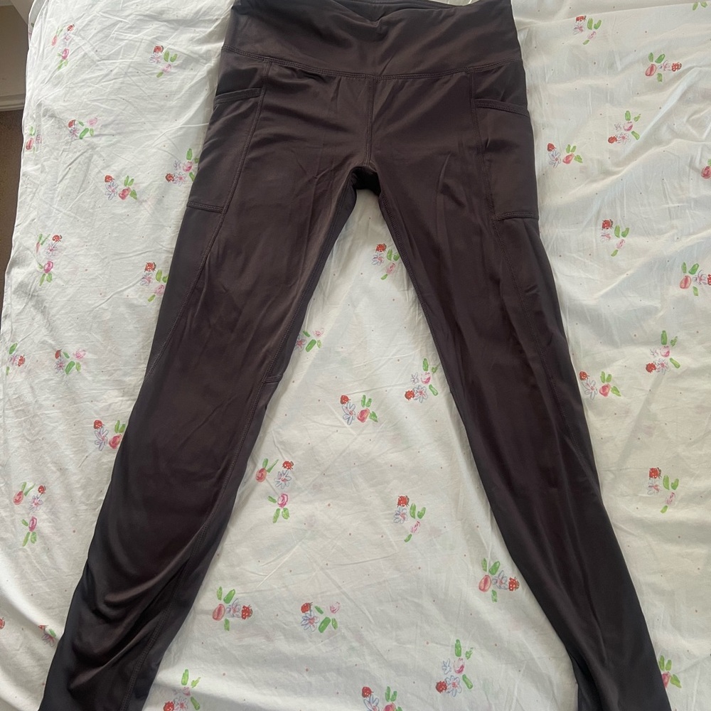 Reebok Black Leggings Stretchy Athletic Wear